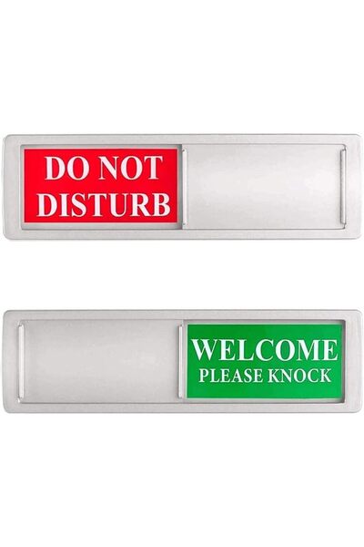 Lonimia The Non-Scratch Magnetic Slider Door Indicator Signs, measuring 7" x ...