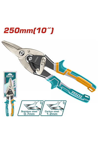 TOTAL Ψαλίδια λαμαρίνας ευθύγνωμα 250mm (THT522106)