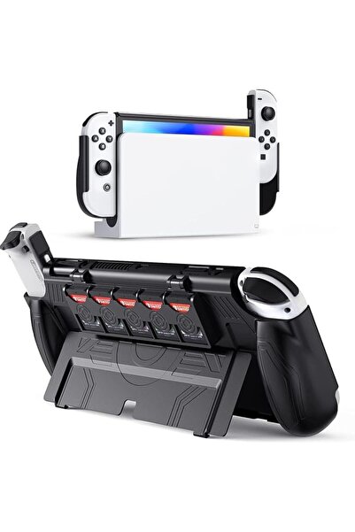 Aputue Protective Case Compatible with Switch OLED 2021, Dockable TPU Cover w...