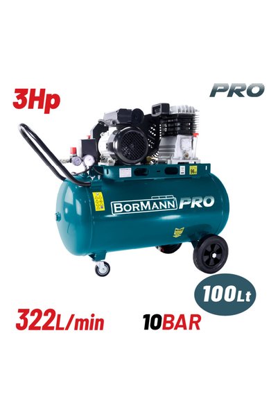 Bormann PRO Συμπιεστής ιμάντα 3hp/100L (BAT5060)