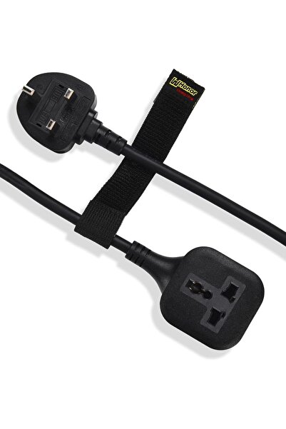 GENERAL WHonor Extension Lead 2m【Universal】, 1 Way Extension Cord with 3 Pin ...