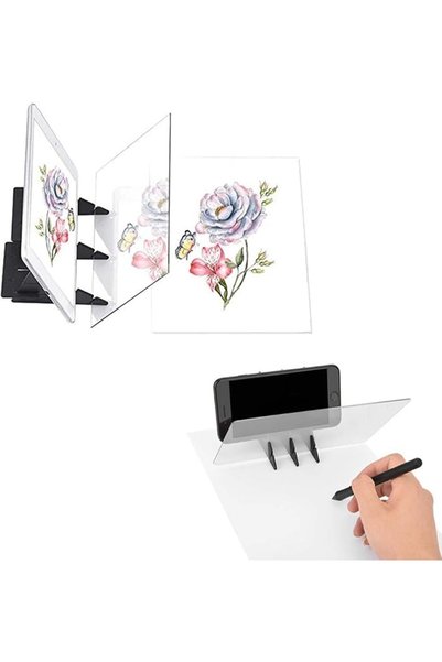 AZONEE لوح رسم بصري، جهاز عرض محمول للرسم والتخطيط، أداة رسم وتخطيط، جهاز عرض...