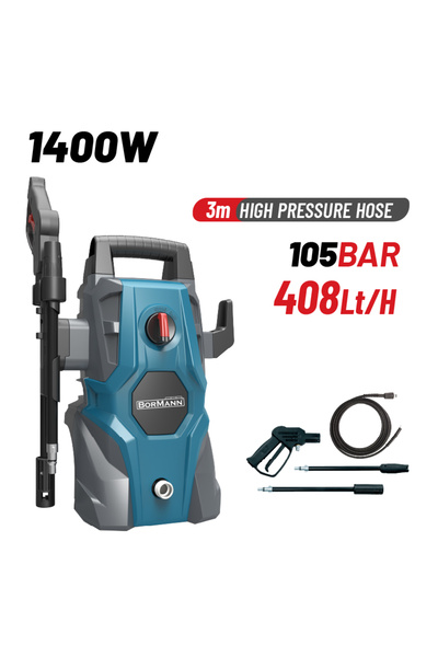 Bormann Πλυστικό μηχάνημα υψηλής πίεσης 1400W 105Bar 408Lt/h (BPW1720)
