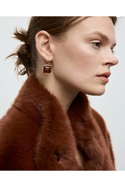 shop Brand Coffee Bety Resin Earrings