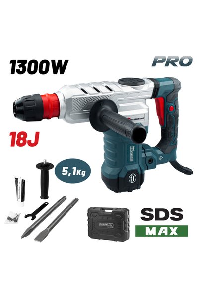 Bormann PRO BORMANN Πιστολέτο Κατεδάφισης SDS-Max 1300W (BPH6500)