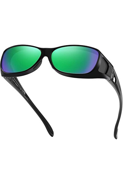 DUCOO DUCO Polarized Wraparound Fitover Glasses Wear Over Sunglasses for Men ...
