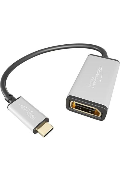 KABELDIREKT محول USB C إلى DisplayPort DP - طول 0.15 متر