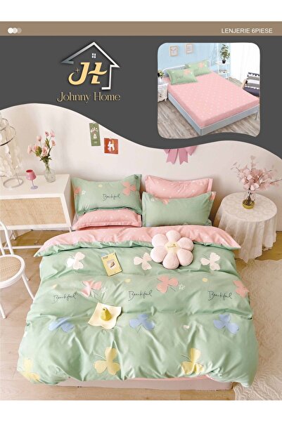 elegant home pucioasa Finet 6-piece Duvet Cover Set with Stretchy ST30
