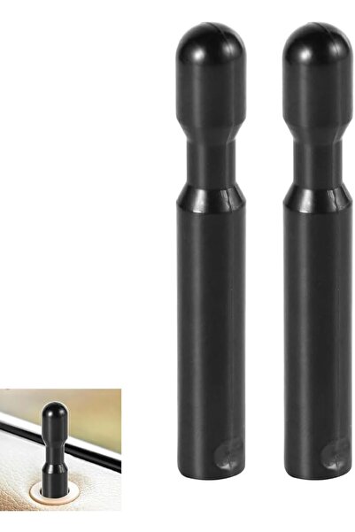 JOYZZZ Car Door Lock Knobs, 2pcs Auto Inner Door Lock Pull Pin Cap, Rear Driv...