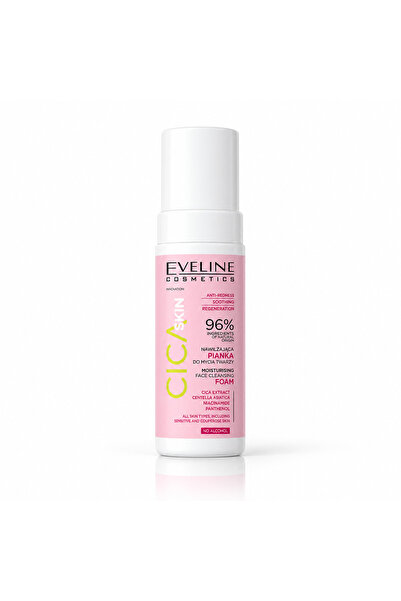 Eveline Cosmetics Eveline Cica Ενυδατικός Αφρός Καθαρισμού Επιδερμίδας με Cen...