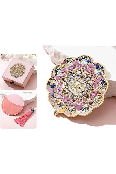 Tazweeq Compact Mirror, Portable Lightweight Slim Handheld Makeup Mirror with...