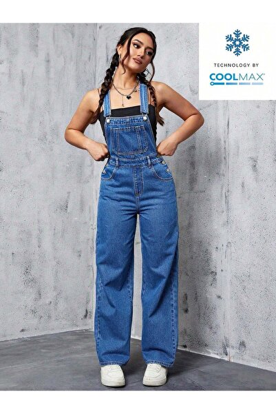 Sheya Denim overalls, blue - S