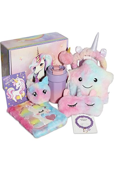 Beauenty Unicorn Gift Box Set for Girls, Age 4-12, Includes Unicorn Blanket B...