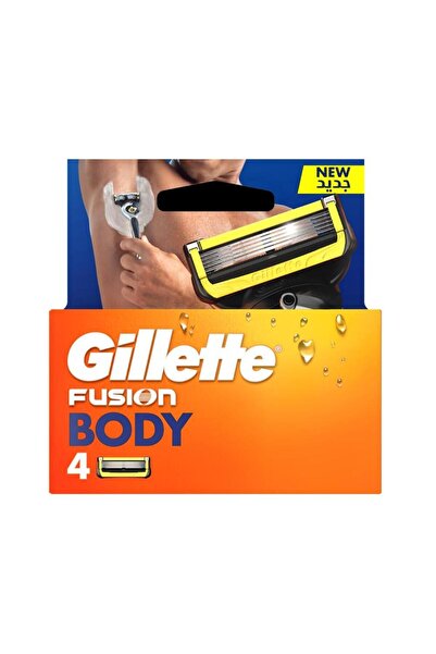 Gillette جيليت غيار شفرات 4 قطعة فيوجن للجسم