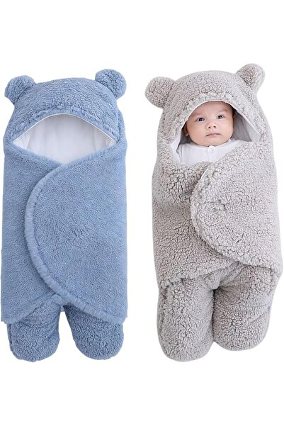 BOOMBOOMBOOM BOOM Baby Swaddle Blanket Boys Girls Cute Bear Plush Essential R...