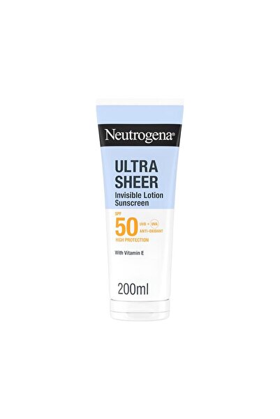 Neutrogena Nitrogena Sunscreen Lotion 200ml Ultra Clear Spf50 Vitamin H Enhanced