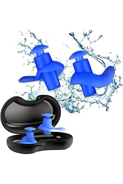 QUTOOB Premium Quality Silicone Swimming Ear Plugs, 2 Pcs With Storing Case, ...