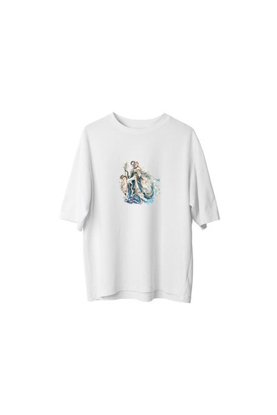 OVERSIZE TASARIM OĞLAK BURCU HEDİYE TSHİRT