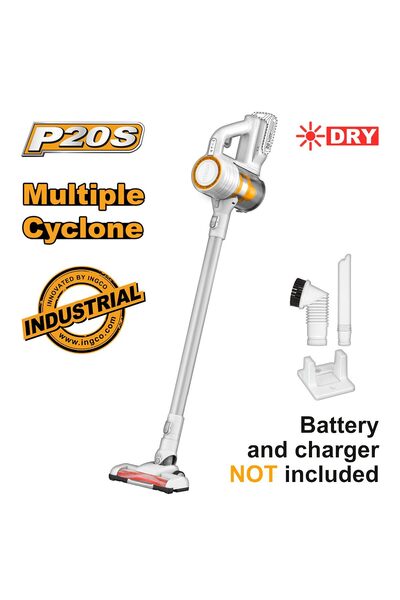 Ingco 20V Li-Ion SOLO 120W Κυκλωνική Ηλεκτρική Σκούπα Στικ (CVLI20061)