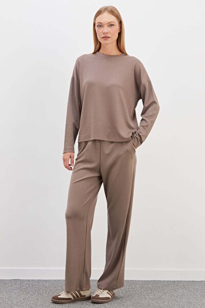Fulla Moda Basic Long Sleeve Modal 2-Piece Set