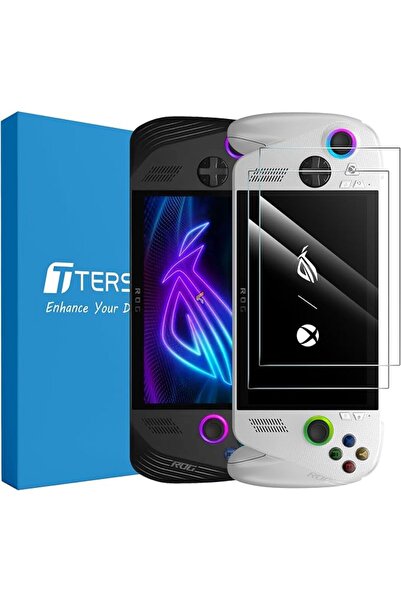 T Tersely حزمة من قطعتين من واقي الشاشة الزجاجي المقوى لجهاز ASUS ROG Ally مق...
