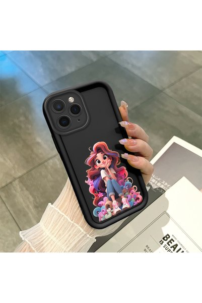 ucuc حافظة سيليكون سوداء متوافقة مع هاتف iPhone 11 Pro، حافظة واقية ممتصة للص...