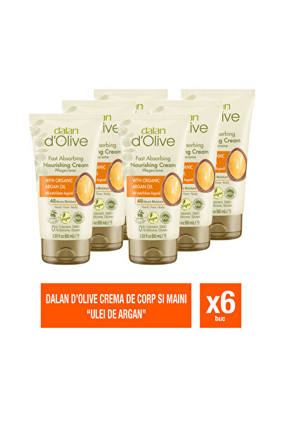 Dalan 6x d'Olive Κρέμα χεριών με Αργκάν 60ml