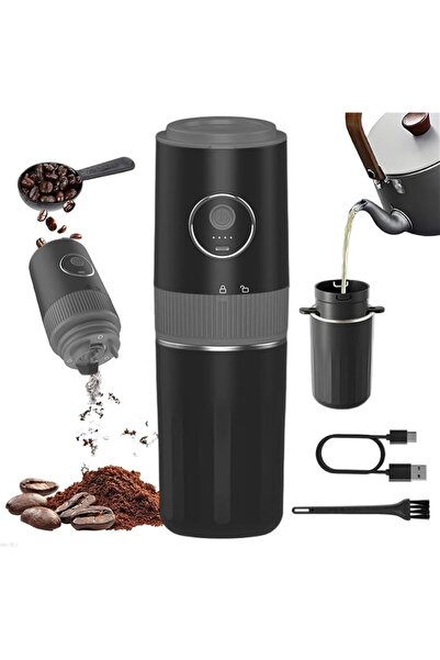 DMG TECH Portable Electric Coffee Grinder & Brewing Kit, Rechargeable Conical...