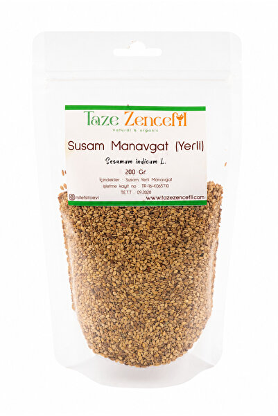 Yerli Çiğ Manavgat Susam 200 g - Katkısız Doğal Susam