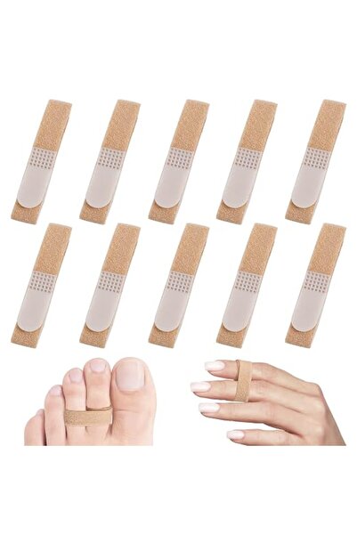 GENERAL JFHNMLW 10 Pcs Buddy Tape Finger Straps, Hook and Loop Splint for Fin...