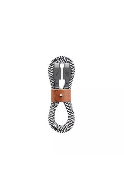 Native Union ΚΑΛΩΔΙΟ ΖΕΒΡΑ (USB-C ΣΕ USB-C) 1,2Μ / ΖΕΒΡΑ