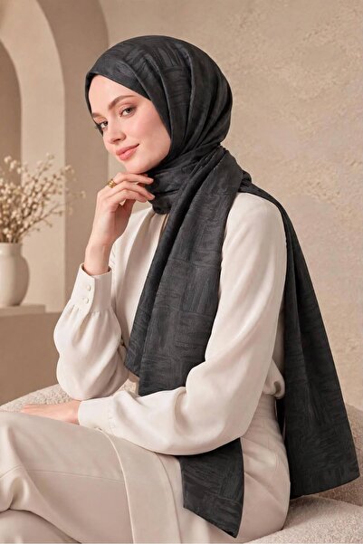 LiliaBoutique Mozaik Desen Ayrobin Jakar Kaymaz Şal S.