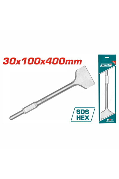 TOTAL Ευρύ Σμίλη SDS-HEX 30X400X100mm για TH215456 (TAC15333013)