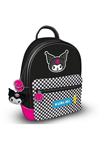 Pyramid Hello Kitty Kuromi (Punk Vibes) Μόδα Σακίδιο Πλάτης