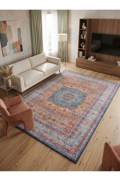 Rose'n Home ARTE VN083 Klasik Desenli Figürlü Renkli Dekoratif Salon Mutfak K...