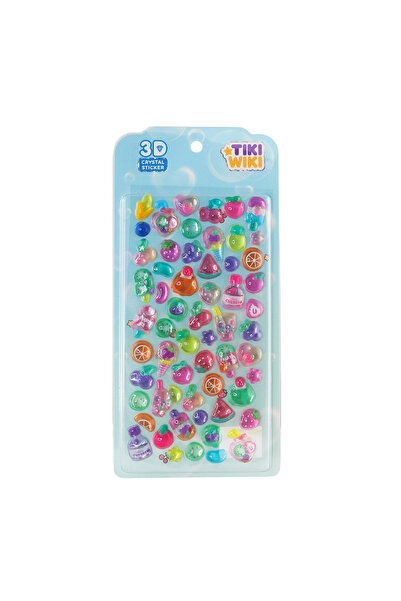 Tiki 3D Sticker Set Wiki 25ESE009-09 Crystal Fruits S2 1 sheet