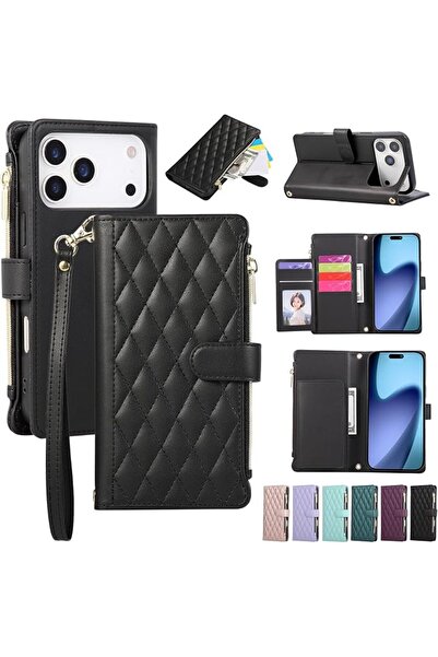 GENERAL ELEPIK for iPhone 17 Pro Max Case, Adjustable Crossbody Wallet Case w...