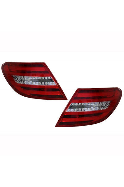 CΑRΝΕR Σετ Πίσω Φώτων Για Mercedes-Benz C-Class W204 07-12 Led Bar Facelift L...