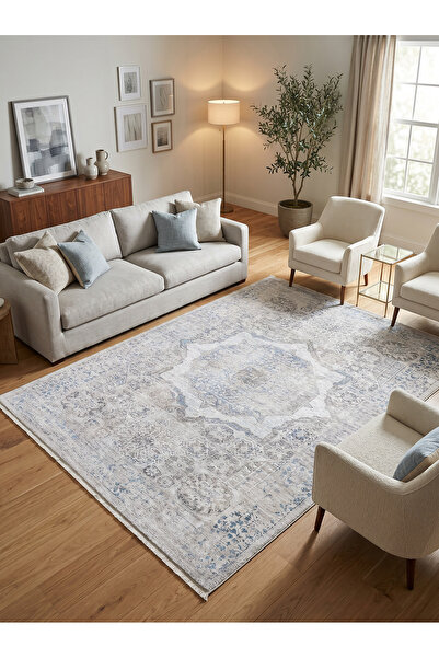 Rose'n Home ARTE VN090 Vintage Klasik Desenli Renkli Dekoratif Salon Mutfak K...