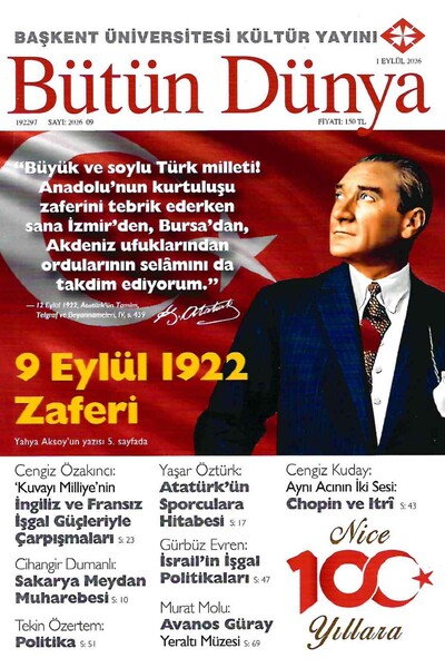 Dergi Kapında Bütün Dünya Dergi Eylül 2026