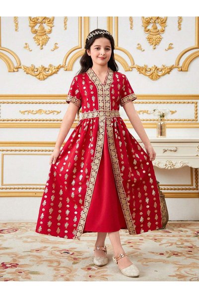 Sheya Dress, red - 8 years