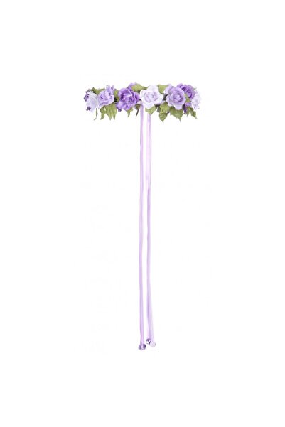 Great Pretenders Children's hair wreath Rose Garland 11330, lilac, 1 pc.