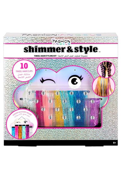 FASHION ANGELS SHIMMER & STYLE - TINSEL HAIR STYLING KIT