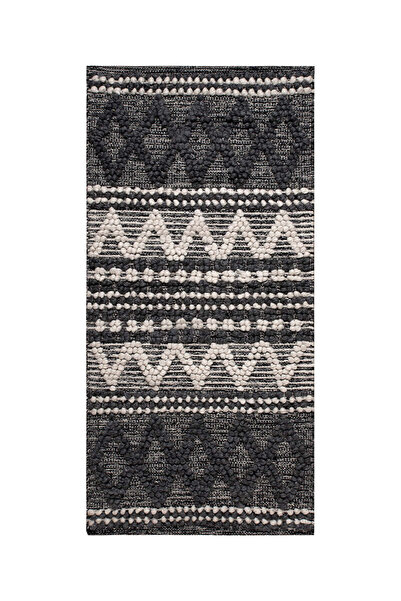 Silk Fashion Χαλί Ταζ Μαχάλ (60cm x 130cm) σκούρο γκρι