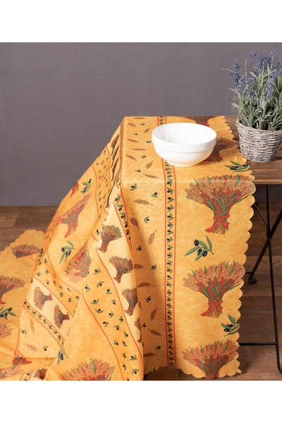 Silk Fashion Τραπεζομάντηλα (140εκ x 180εκ) mod3 κίτρινο