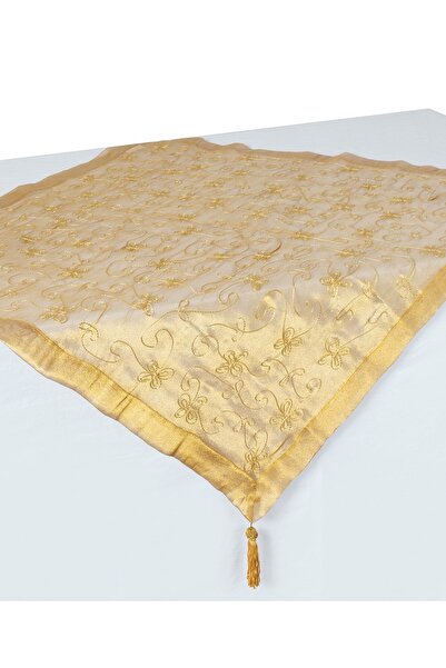 Silk Fashion Τετράγωνο (90εκ x 90εκ) 0001061A Χρυσό