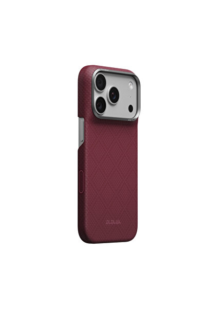 PITAKA iPhone 18 Pro Max Uyumlu Kılıf M-safe Şarj Özellikli Aramid Karbon Fib...