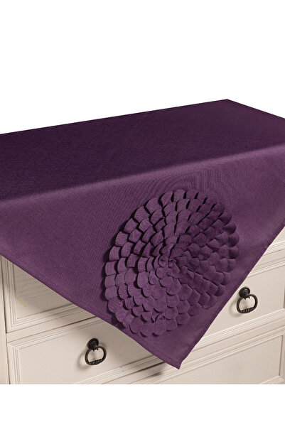 Silk Fashion Τραπεζομάντηλο 538 (130cm x 130cm) μωβ