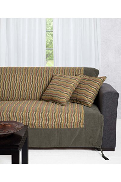 Silk Fashion THROWS 602 κυματιστό (180cm x 250cm) πράσινο -