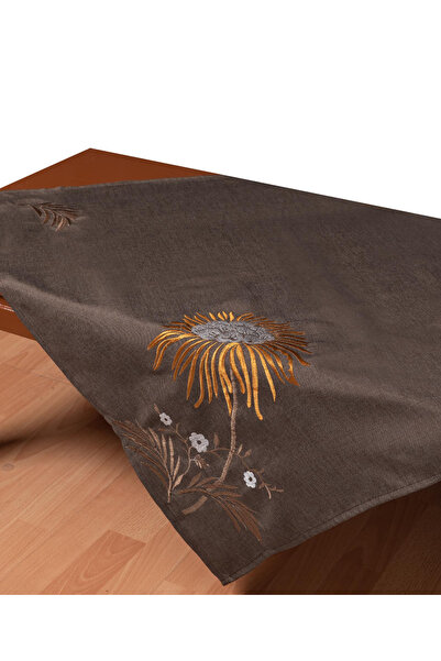 Silk Fashion Τραπεζομάντηλο 5126 (130εκ x 130εκ) καφέ